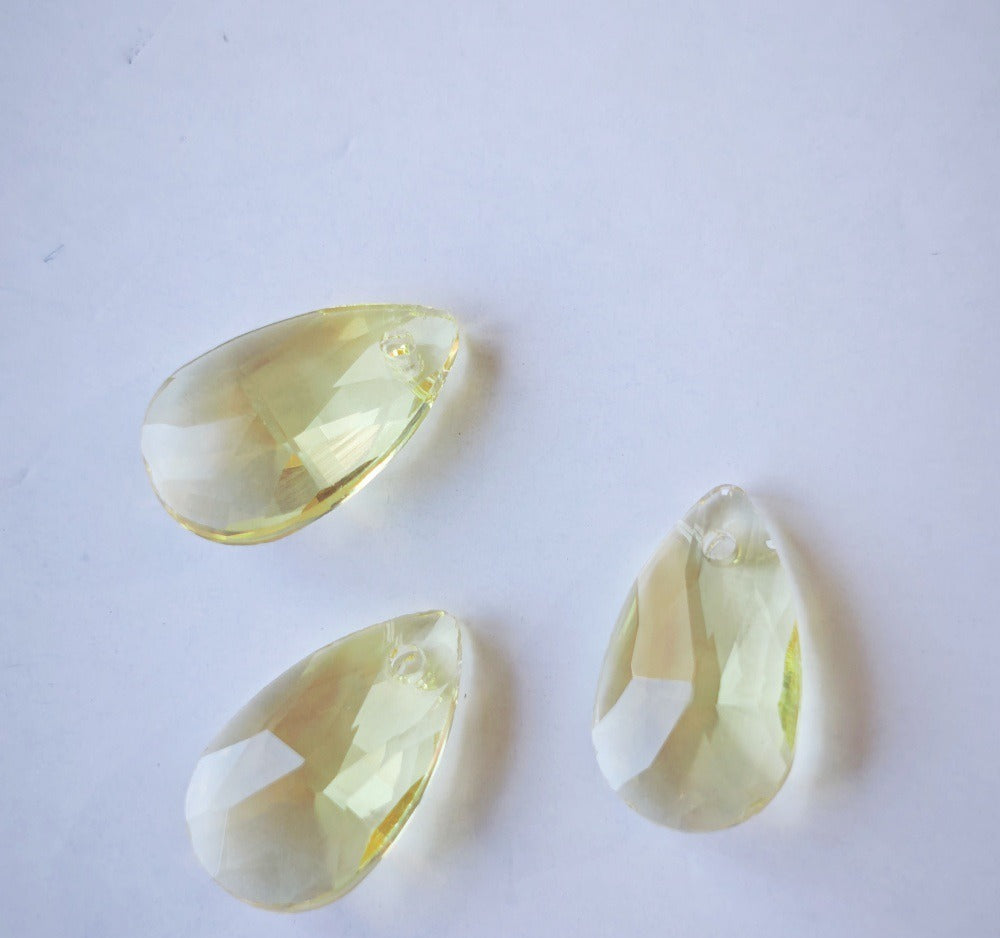 K9 Crystal Glass Teardrop Pendants