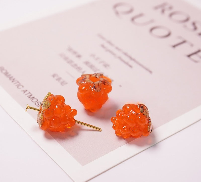 Grape Cluster Glazed Beads