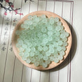 Natural Jade-Style Glass Round Beads