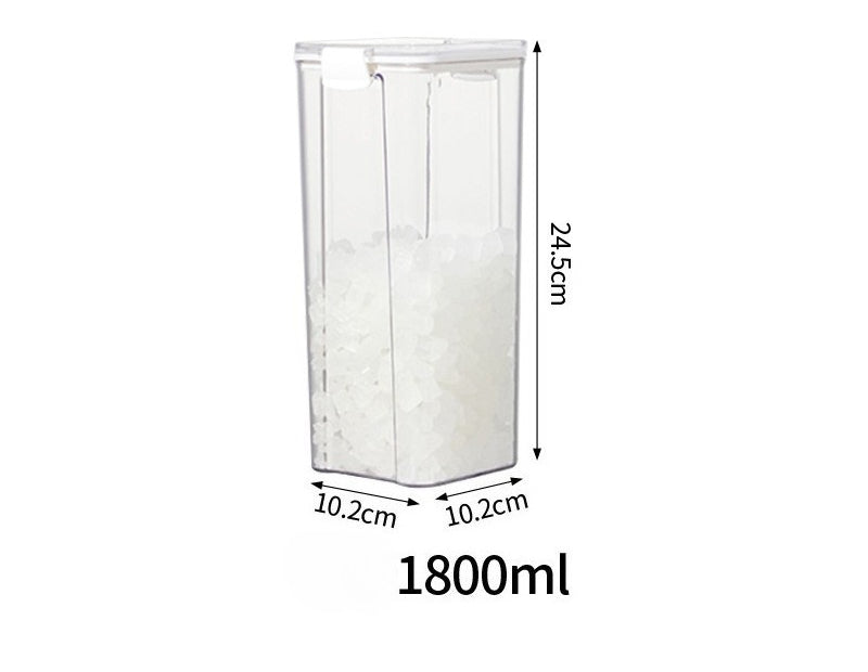 Clear Plastic Buckle-Lid Storage Containers – Transparent Latching Organizer Jars for Beads, Charms, Craft Supplies & Small Parts