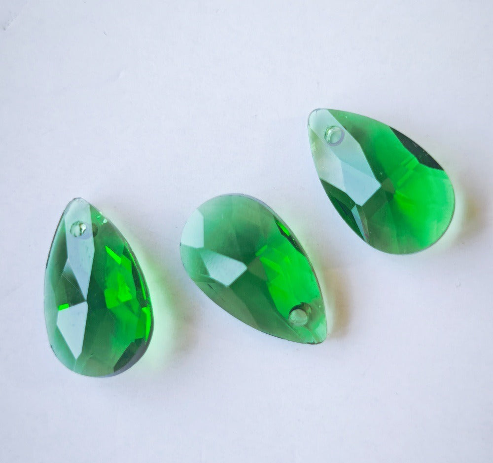 K9 Crystal Glass Teardrop Pendants