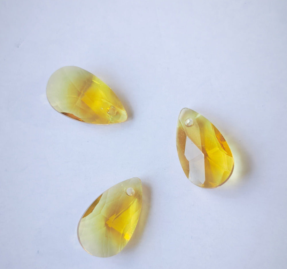 K9 Crystal Glass Teardrop Pendants