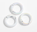 Colorful Alloy Spring Key Rings