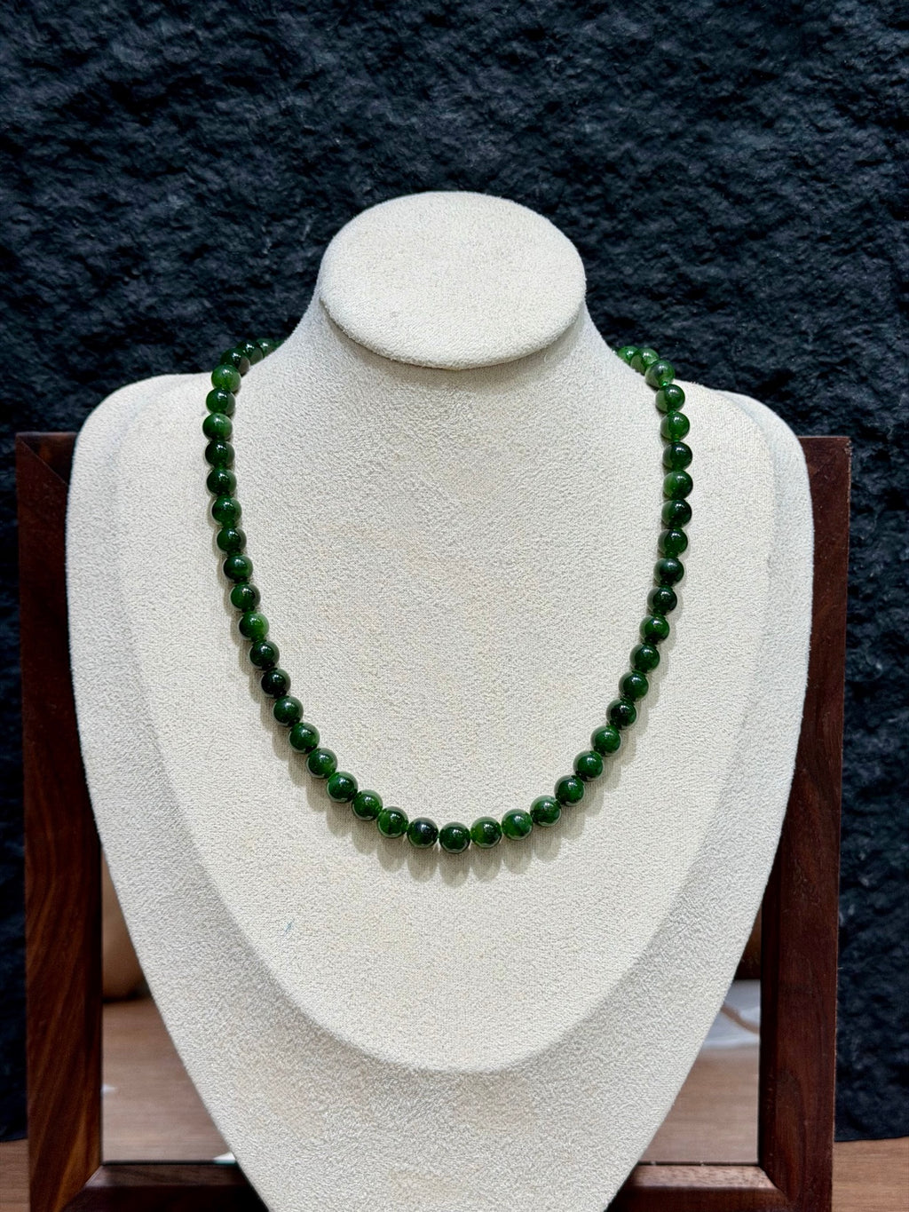 Deep Green Jade Necklace