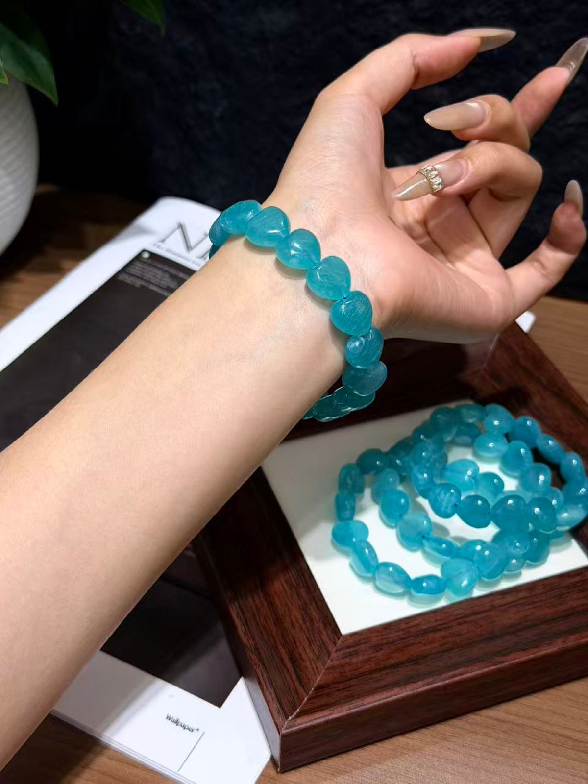 Tidal Heart Amazonite Bracelet