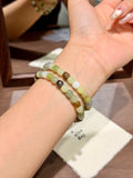 Jade Treasure Vintage Bead Bracelet
