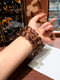 Smoky Vintage Bead Bracelet