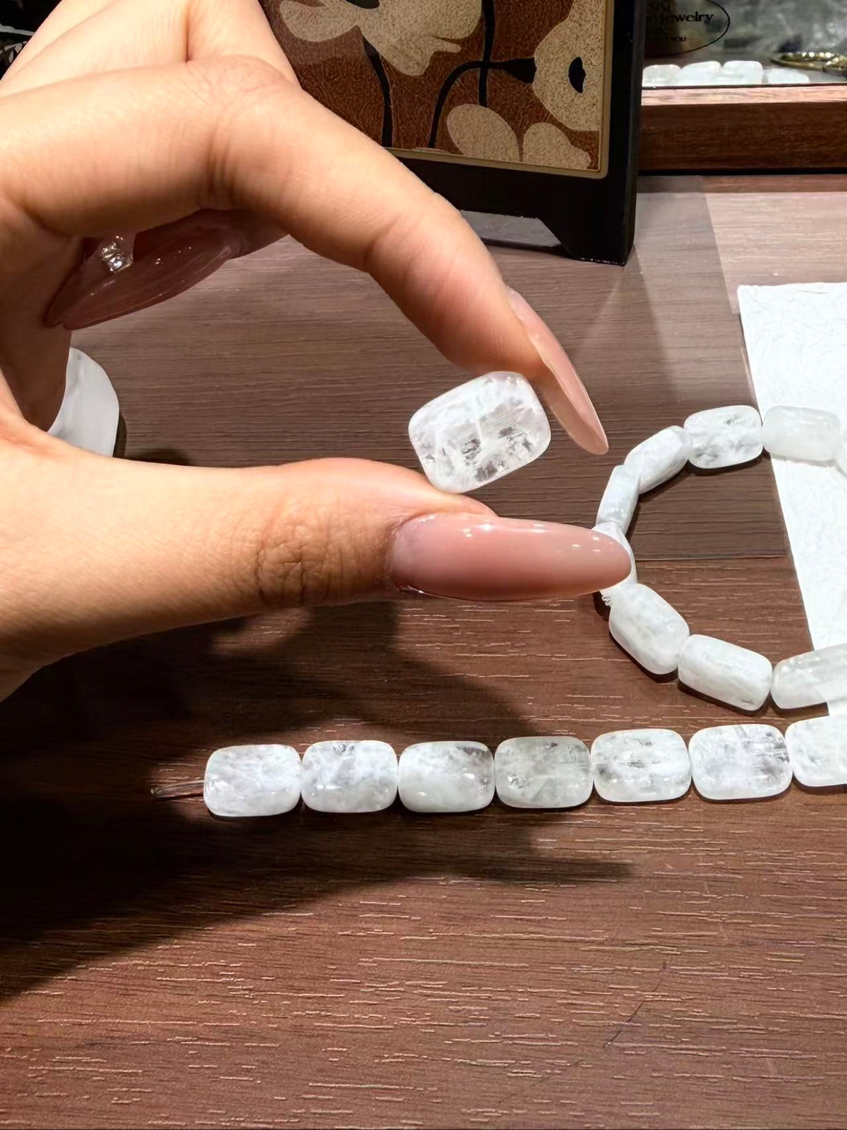 White Phantom Square Bracelet