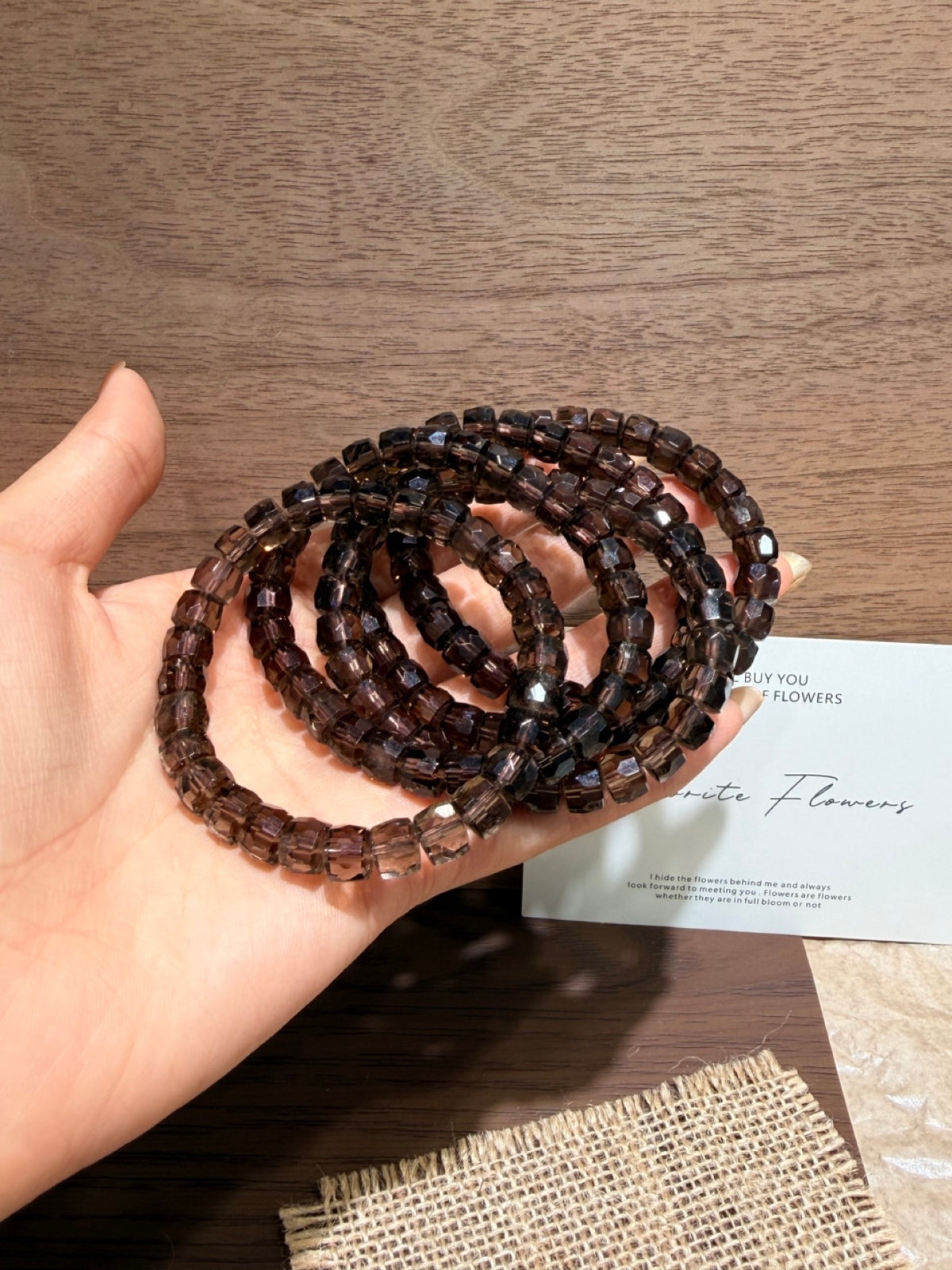 Smoky Sparkle Bracelet