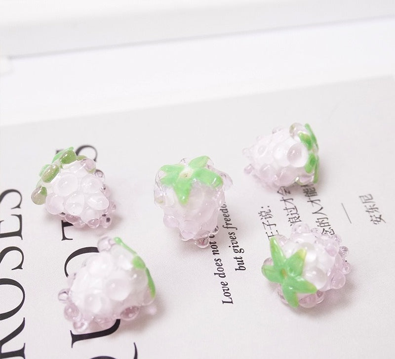Grape Cluster Glazed Beads