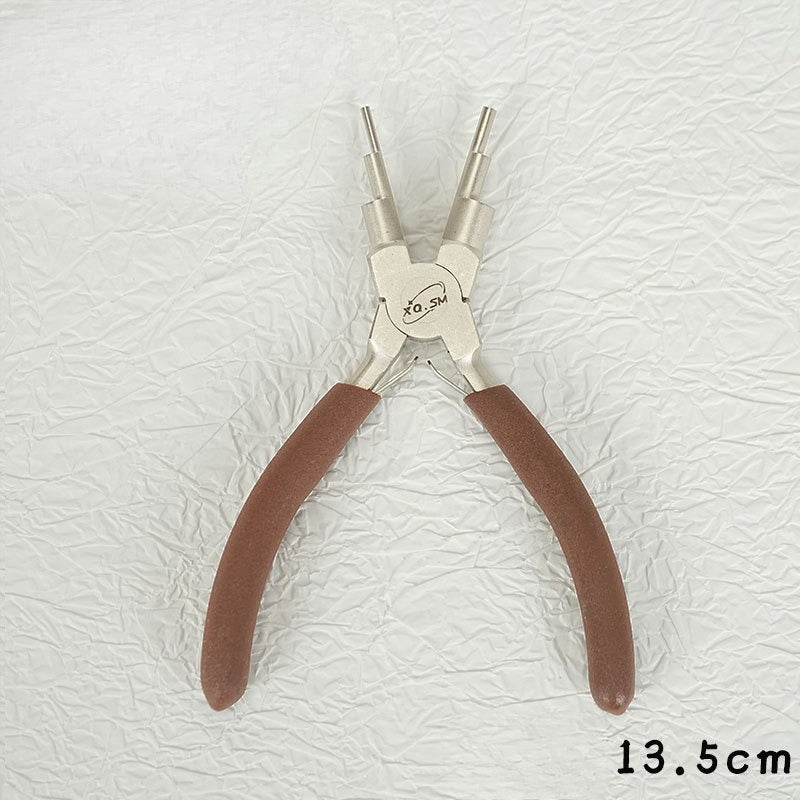Wooden Jewelry Pliers Organizer Rack – Multi-Hole Desktop Tool Holder for DIY Jewelry Making, Craft Tools & Workspace Storage