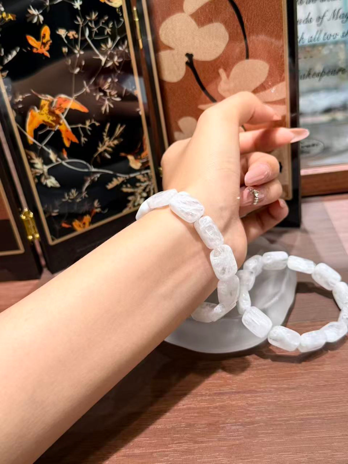 White Phantom Square Bracelet