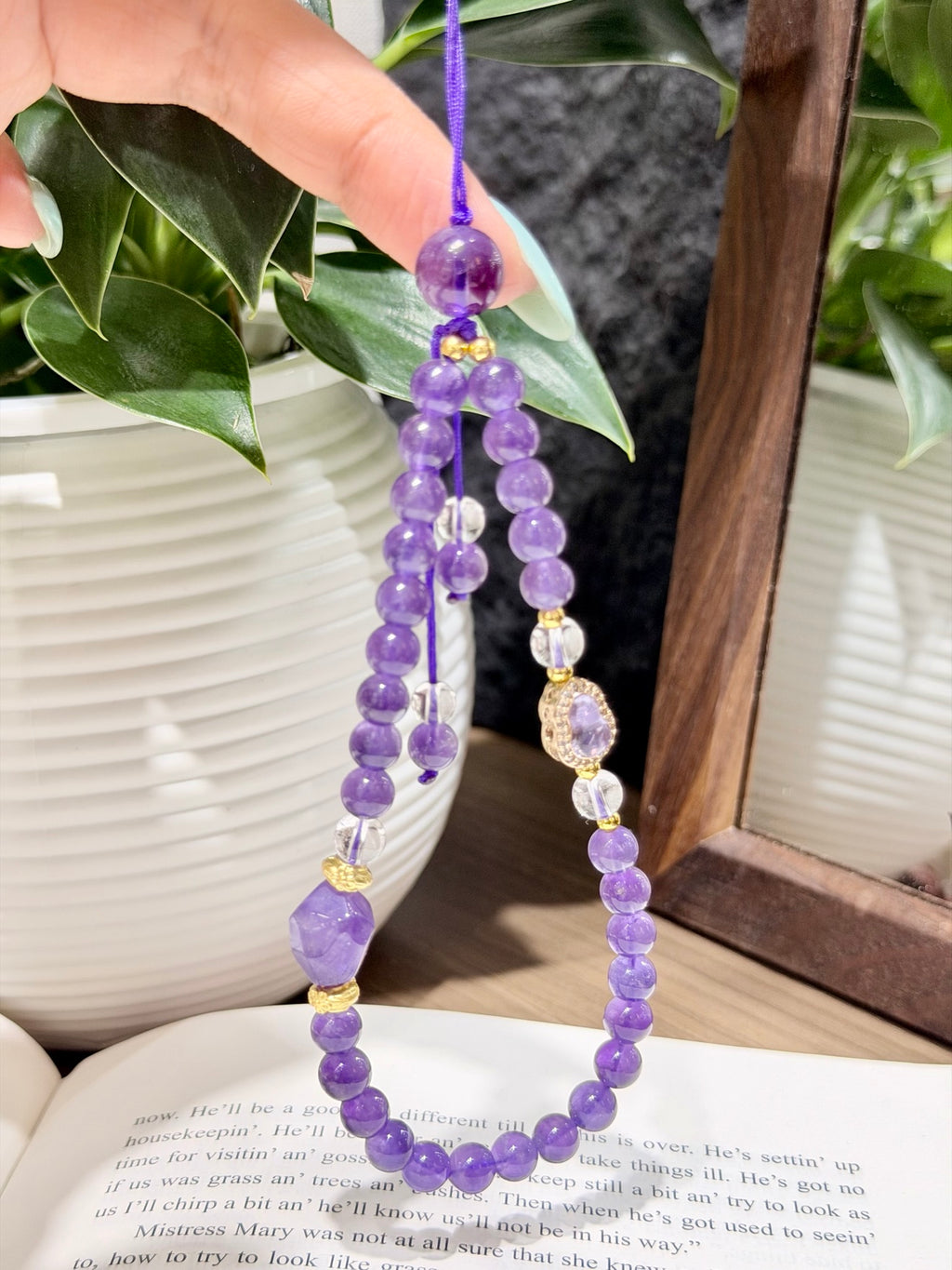 Purple Mist Phone Charm