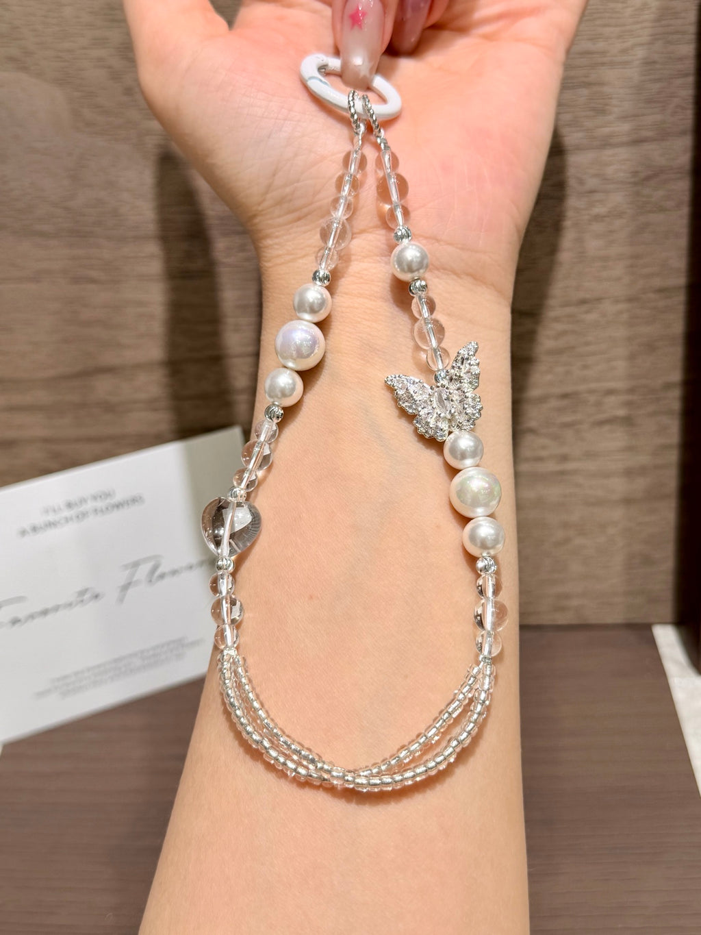Butterfly Glow Phone Charm
