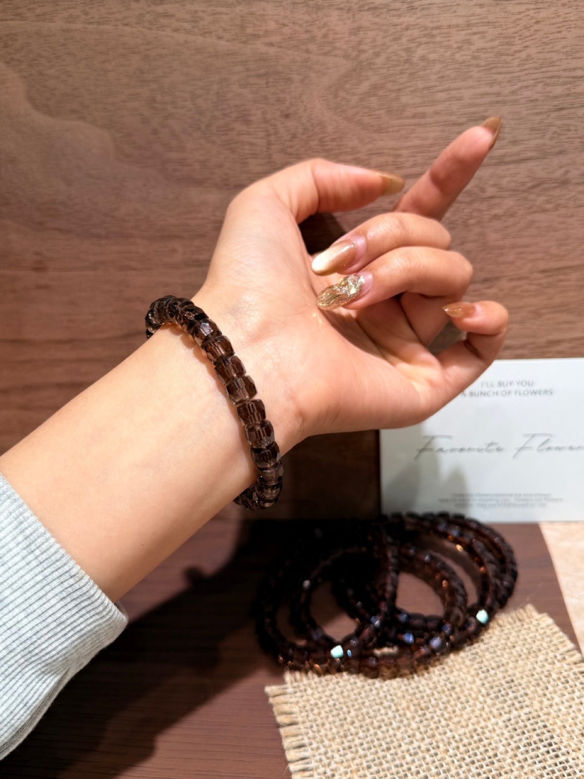 Smoky Sparkle Bracelet