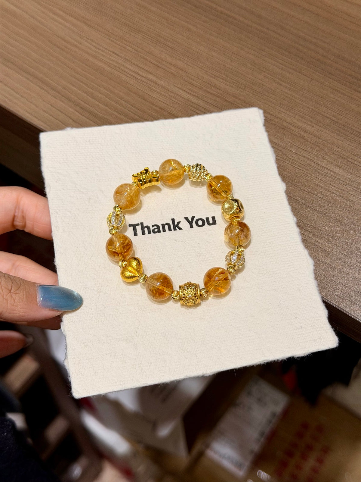 Gilded Citrine Bracelet