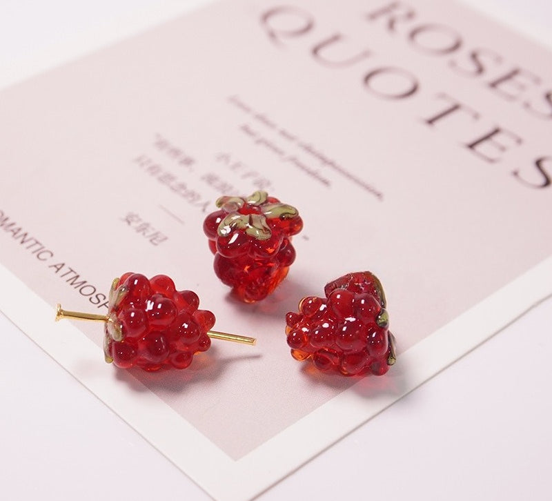Grape Cluster Glazed Beads
