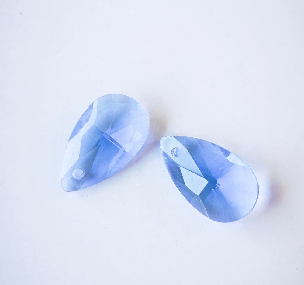 K9 Crystal Glass Teardrop Pendants