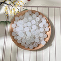 Jade-Style Glass Round Beads