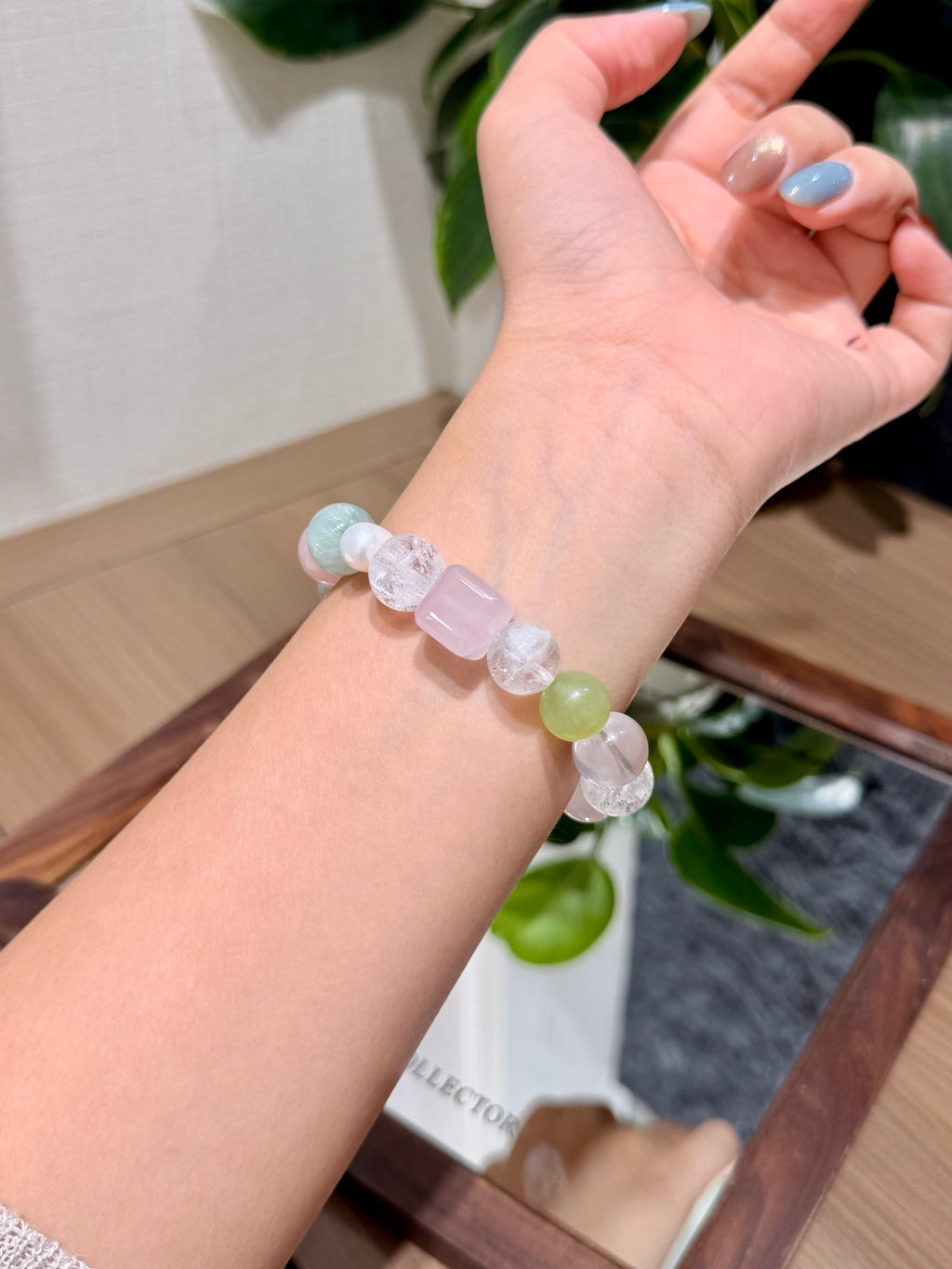Spring Orchard Bracelet worn on wrist