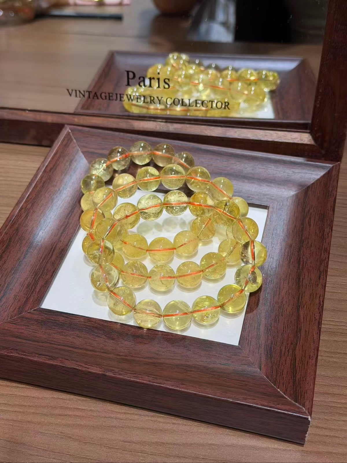 Lemon Drop Citrine Azeztulite Bracelet