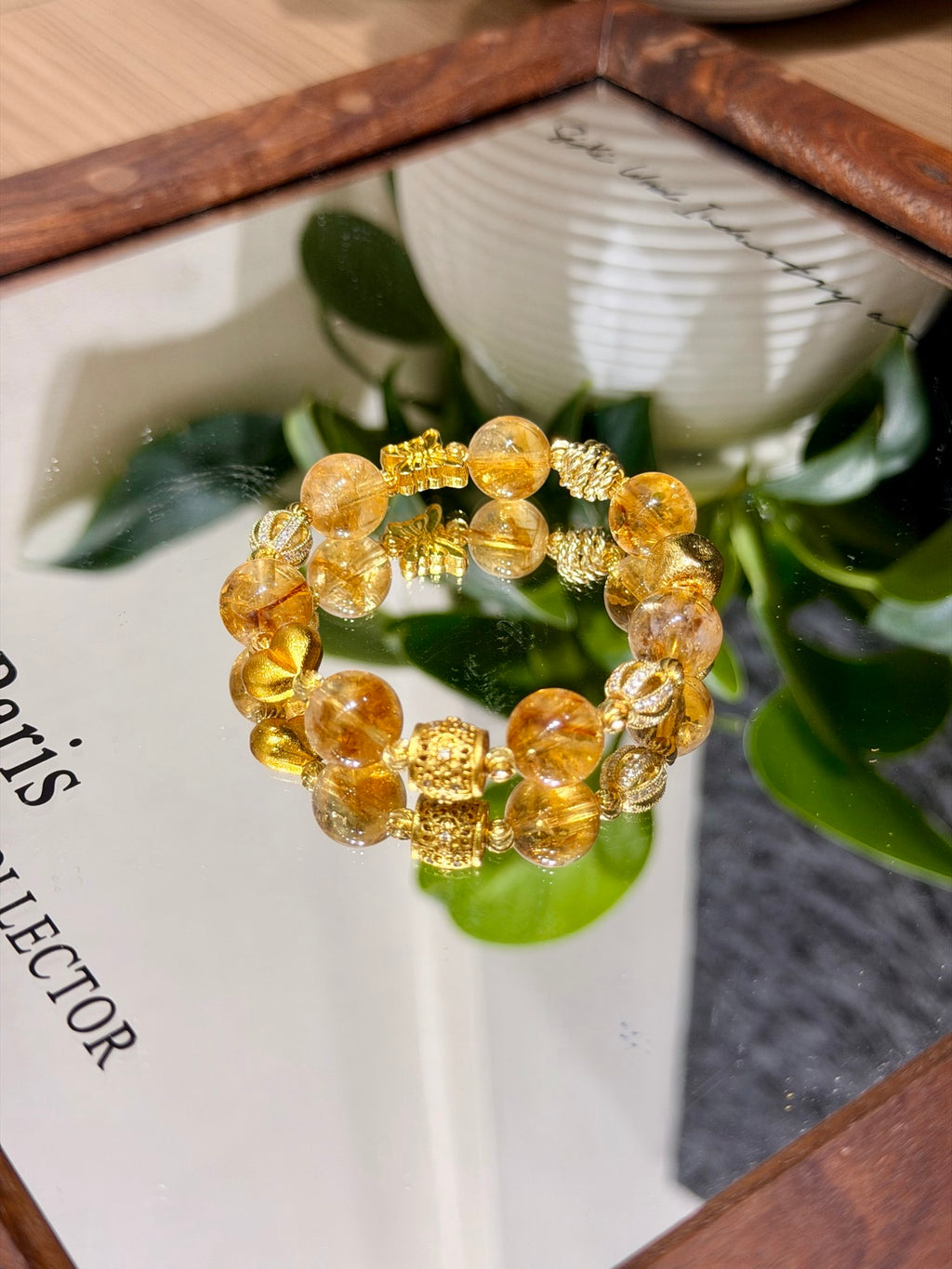 Gilded Citrine Bracelet