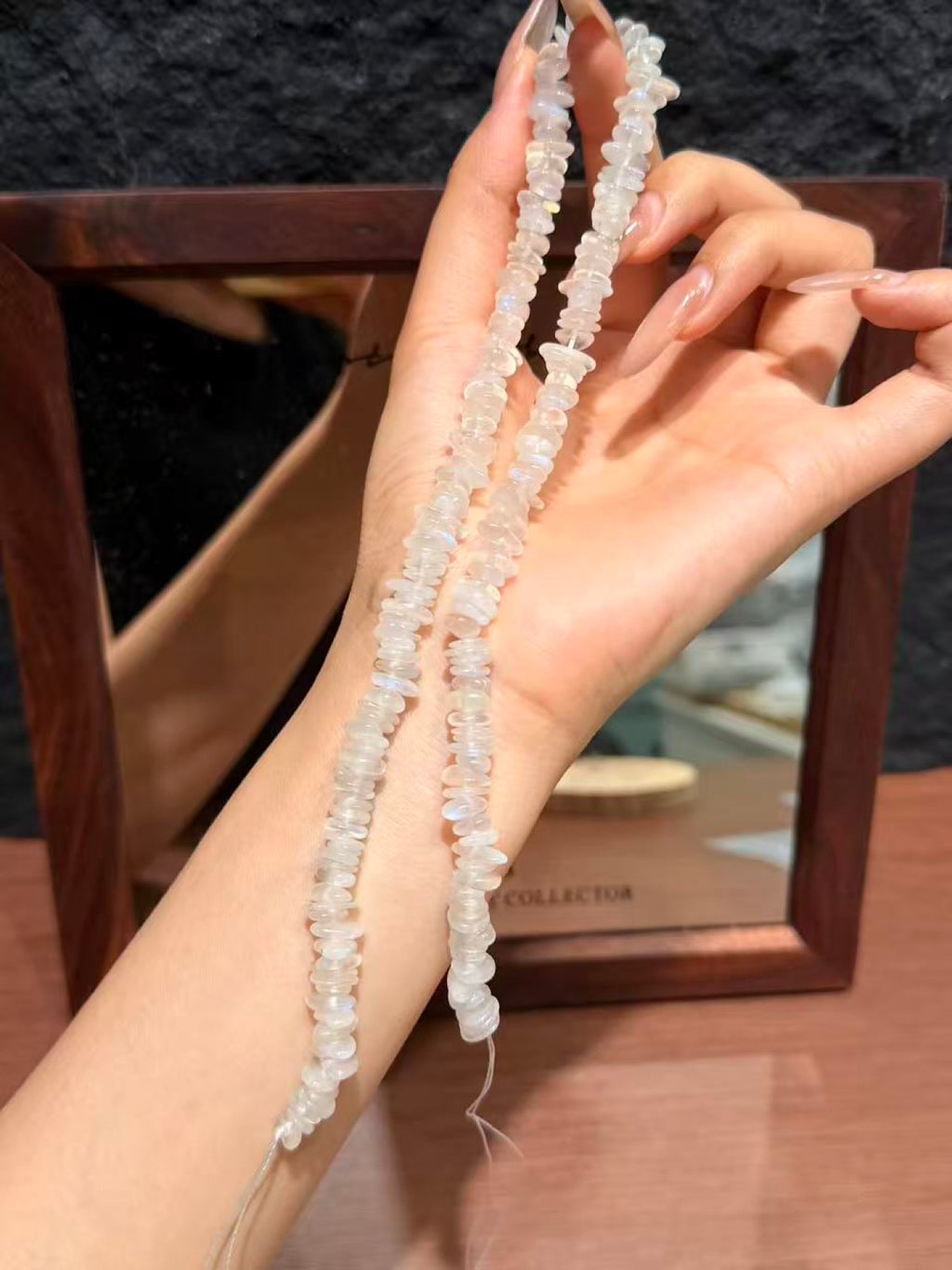 Blue Moonlight Chip Strand