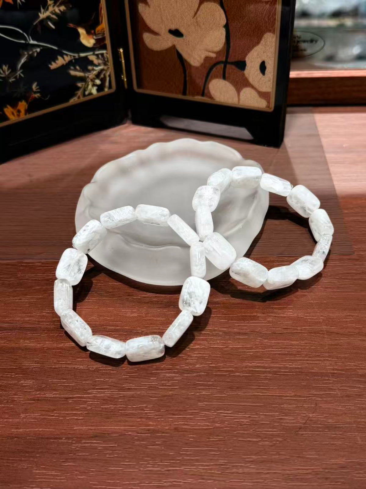 White Phantom Square Bracelet