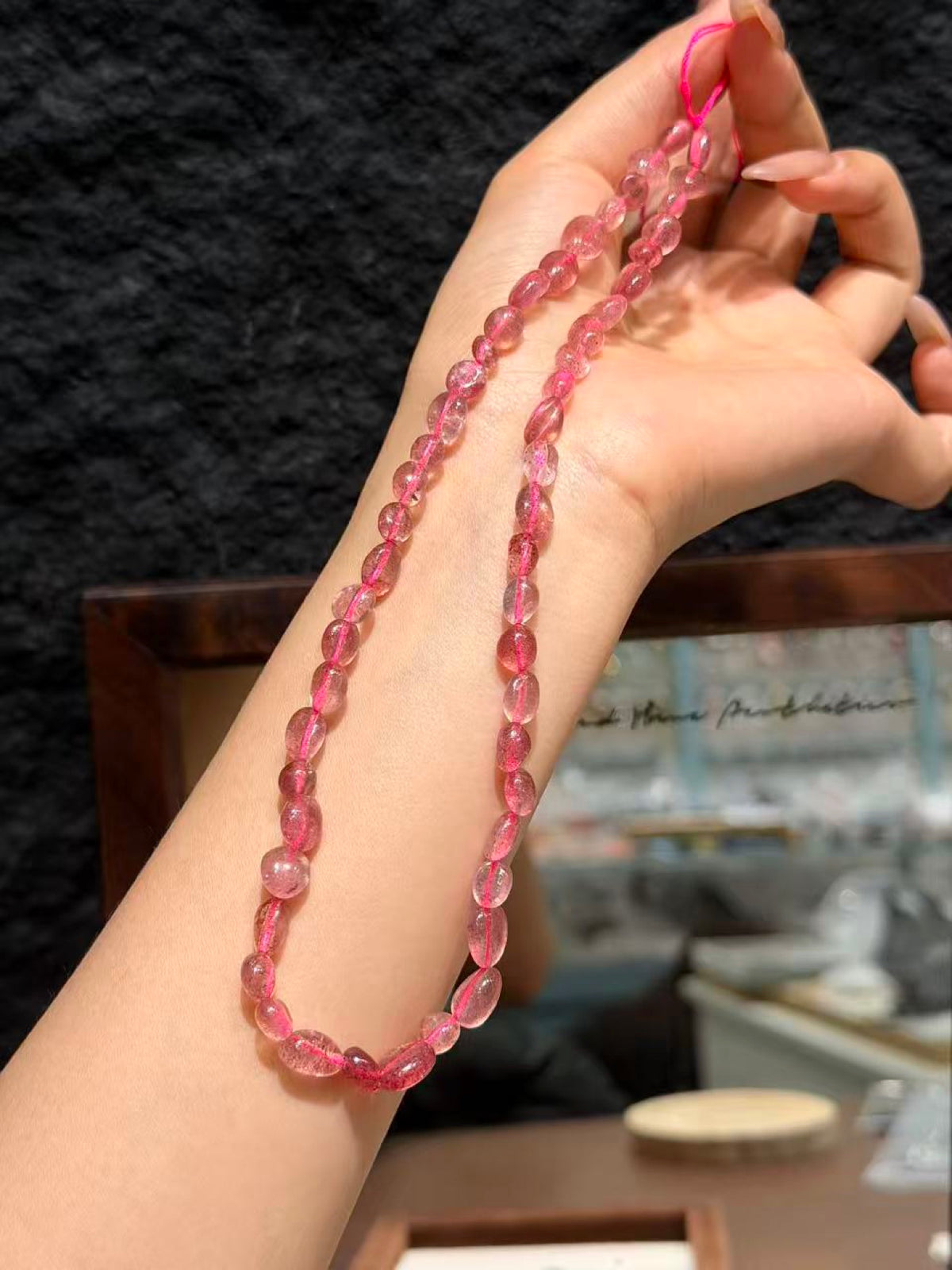 Berry Chip Bead Strand