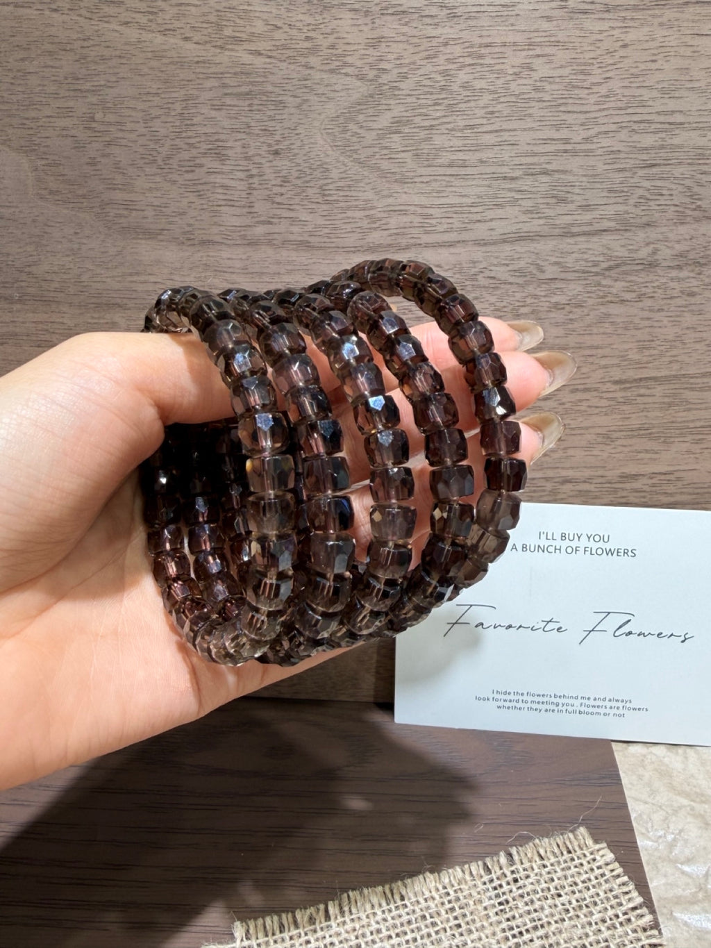 Smoky Sparkle Bracelet