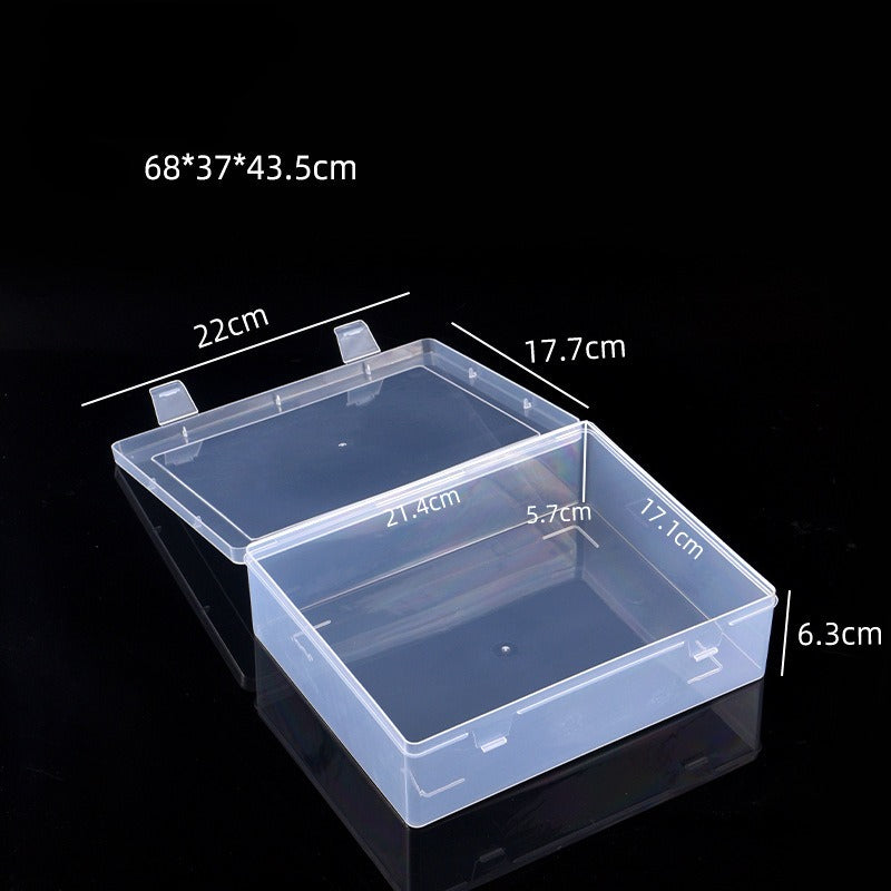 30-Compartment Plastic Bead Organizer Box – Clear PP Storage Case with Individual Compartments for Jewelry Making, Nail Art & DIY Craft Supplie