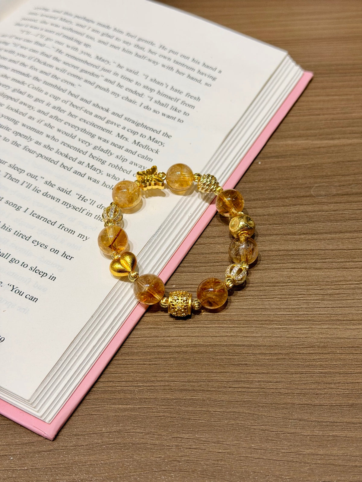 Gilded Citrine Bracelet