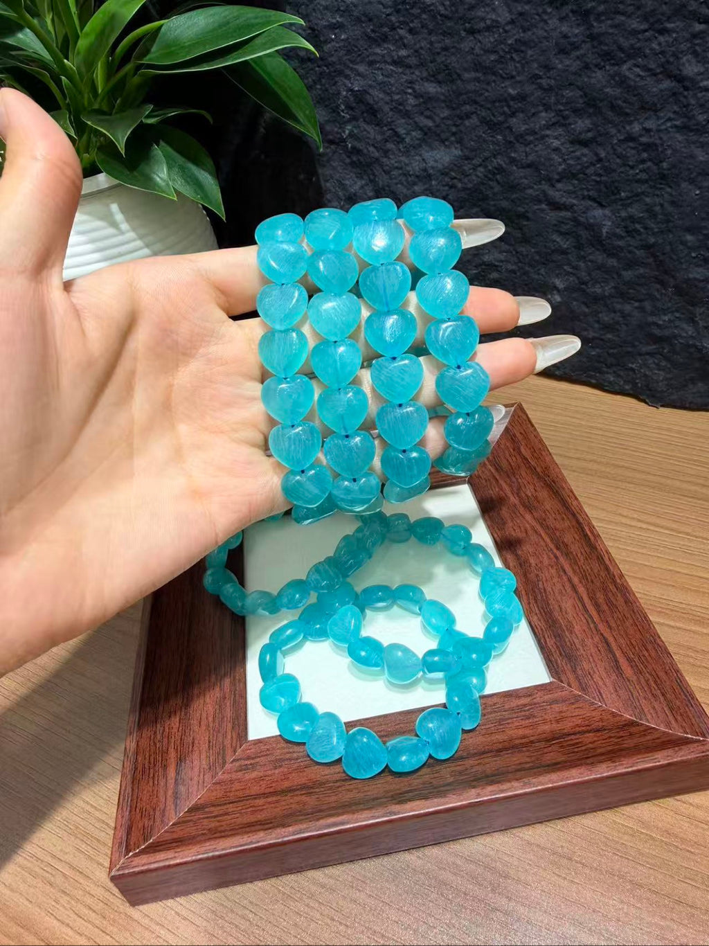Tidal Heart Amazonite Bracelet