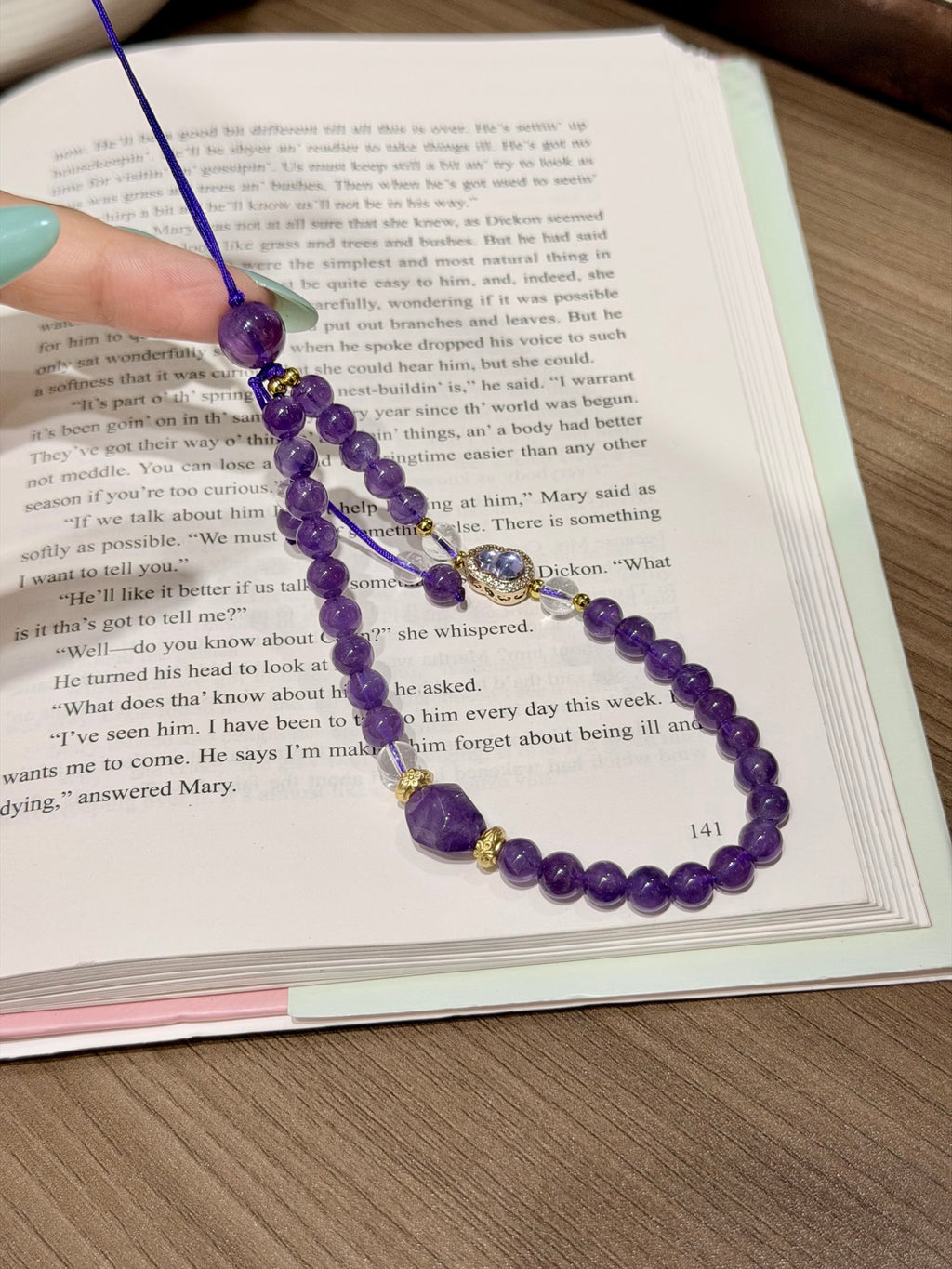 Purple Mist Phone Charm