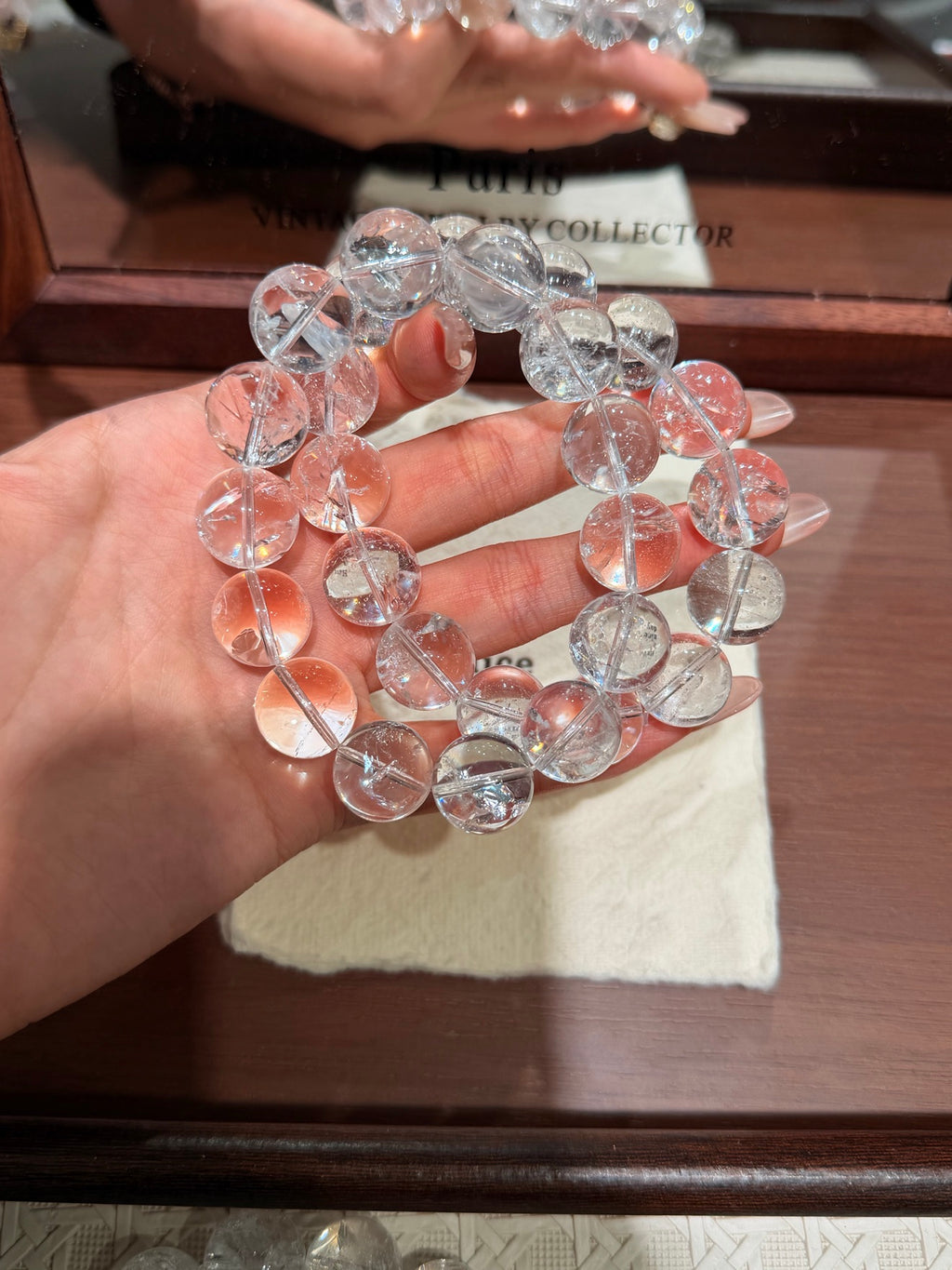 Rainbow Ice Azeztulite Bracelet