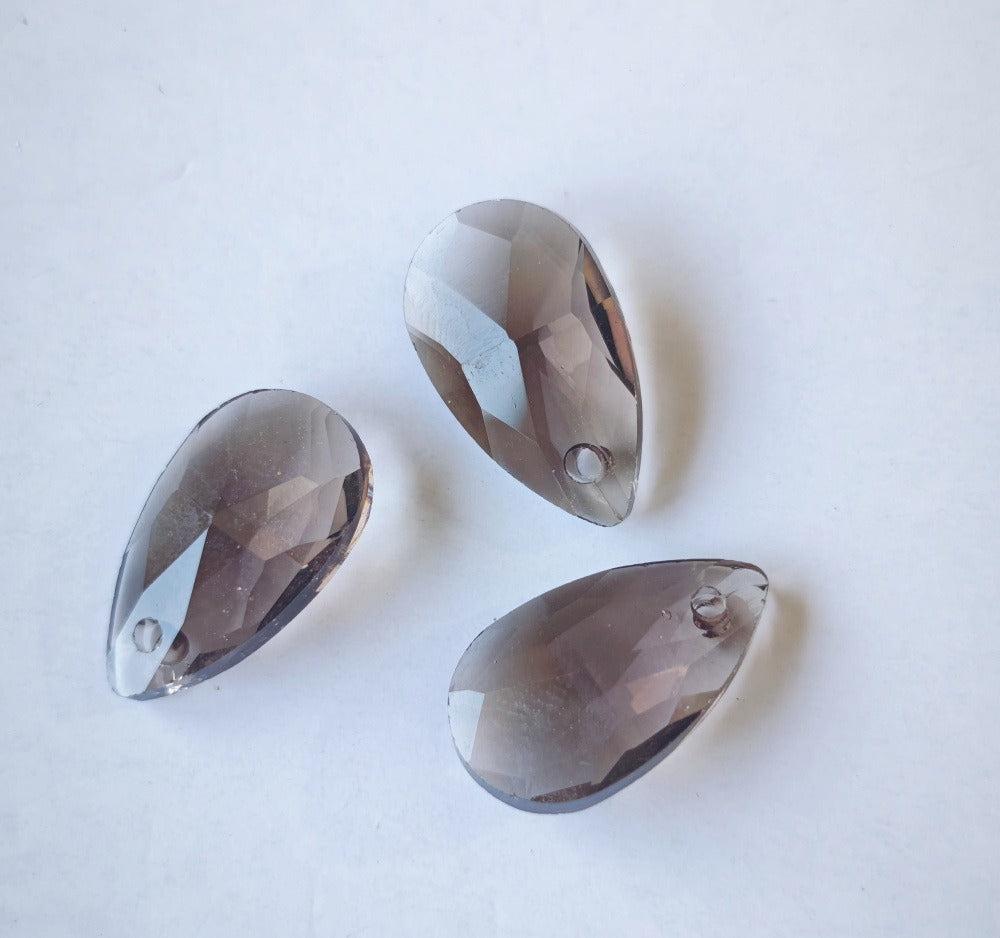 K9 Crystal Glass Teardrop Pendants