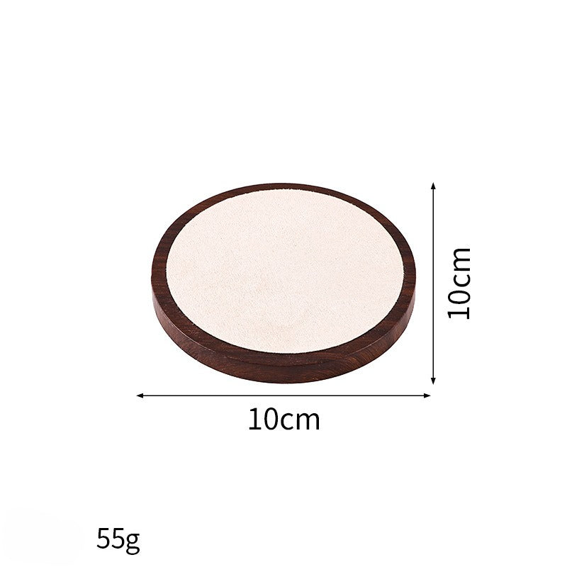 Minimalist Wooden Jewelry Display Tray – Modern Necklace, Bracelet & Earring Display Plate for Product Photography, Craft Fairs & Boutique Displays
