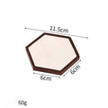 Minimalist Wooden Jewelry Display Tray – Modern Necklace, Bracelet & Earring Display Plate for Product Photography, Craft Fairs & Boutique Displays
