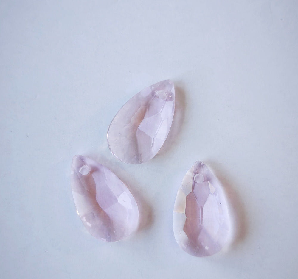 K9 Crystal Glass Teardrop Pendants