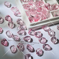 Pink Amethyst-Style Glazed Beads