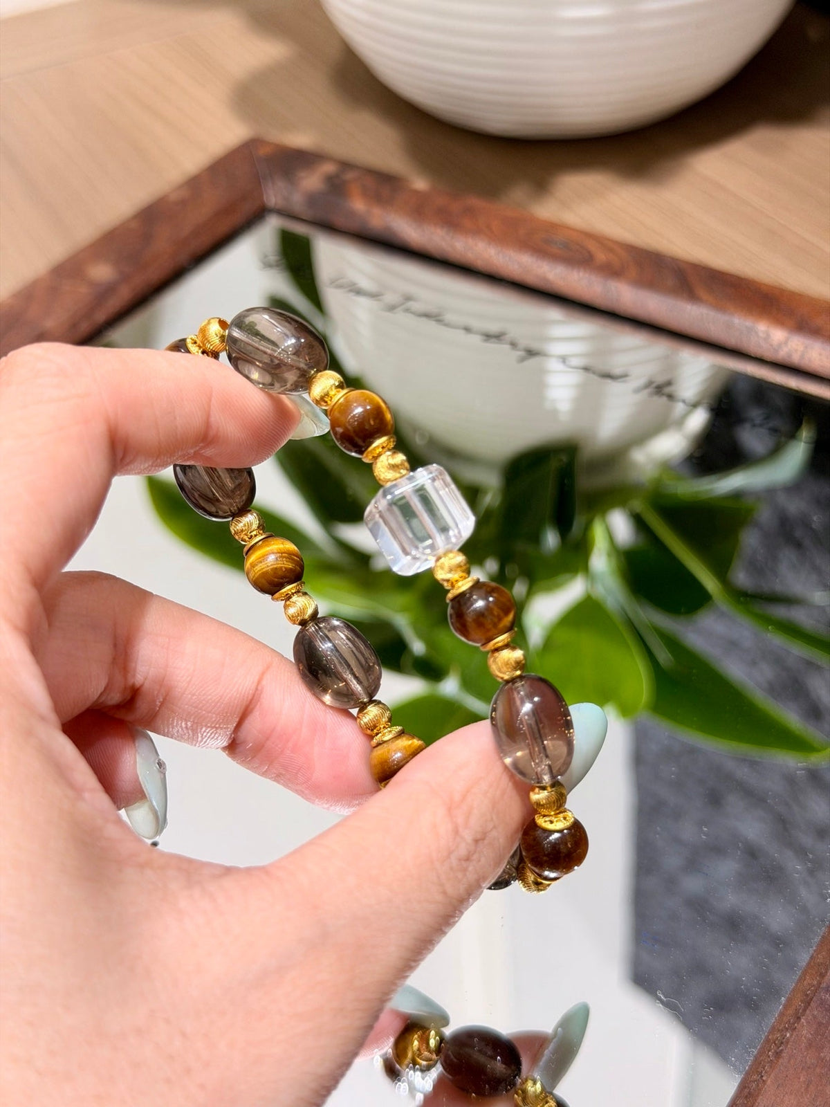 Retro Coffee Gold Bracelet