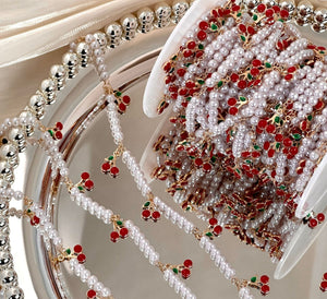 Cherry Temptation Pearl Chain – 10 Meters