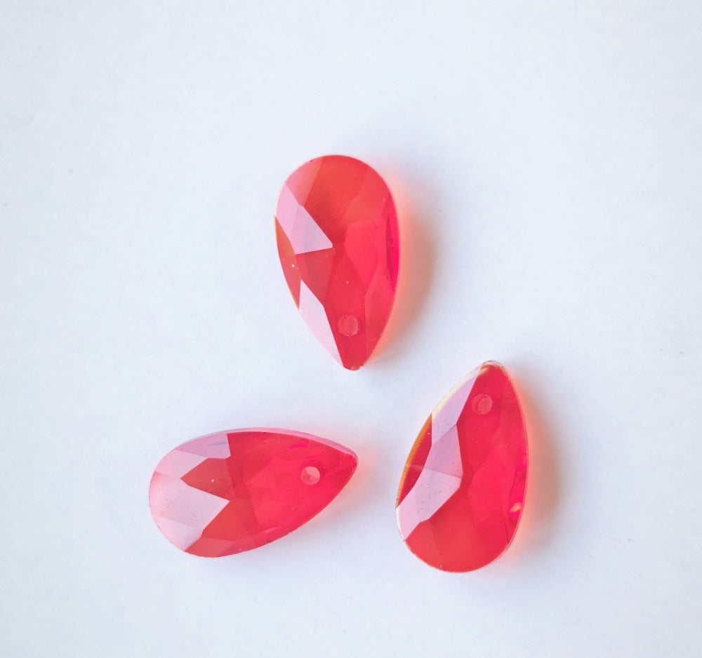 K9 Crystal Glass Teardrop Pendants