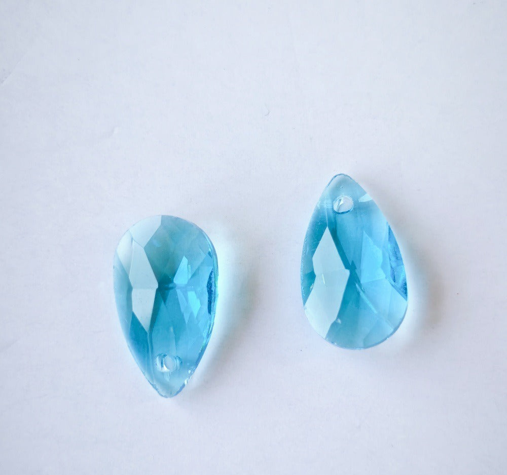 K9 Crystal Glass Teardrop Pendants