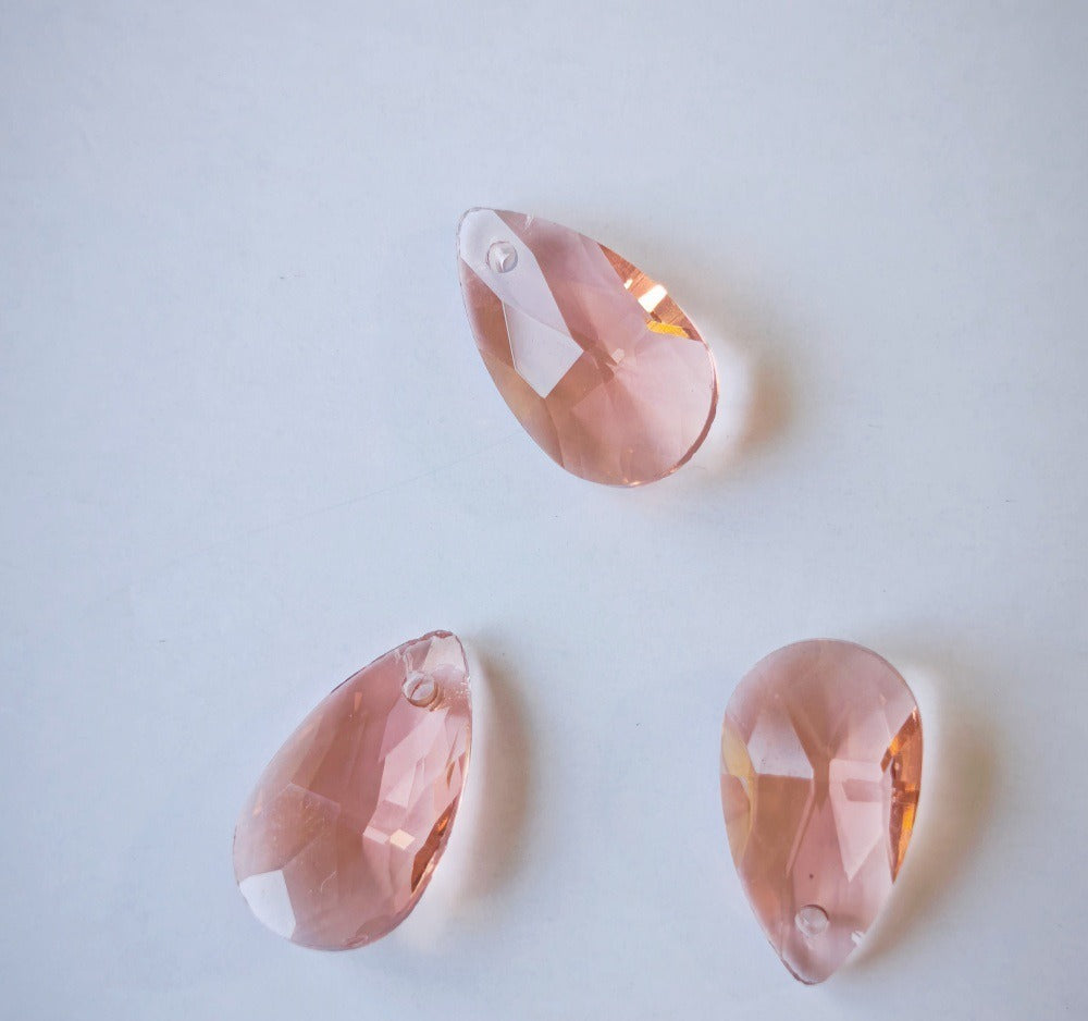 K9 Crystal Glass Teardrop Pendants