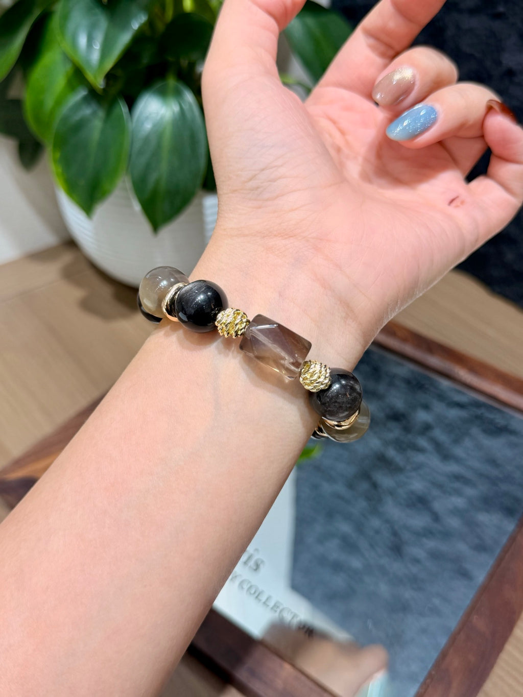 Caramel Wilderness Bracelet worn on wrist