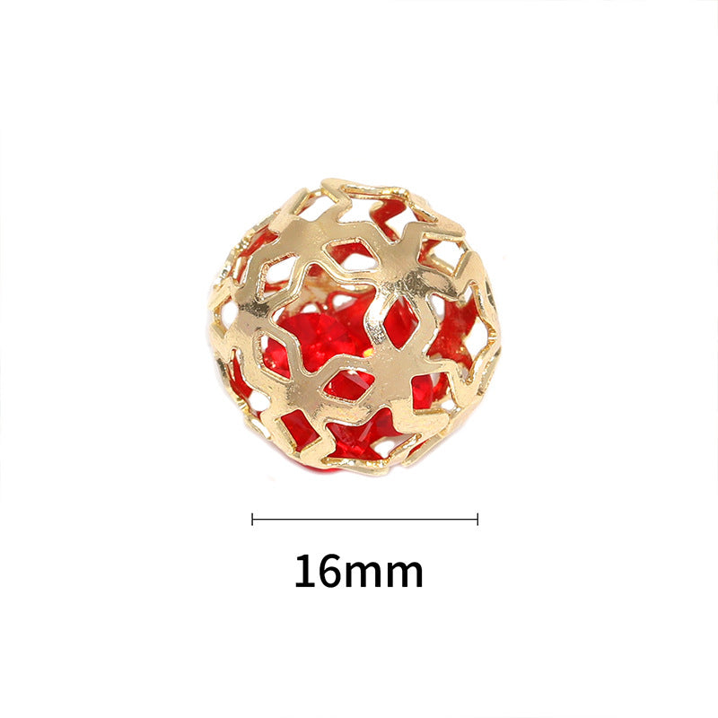 Hollow Five-Pointed Star Metal Beads