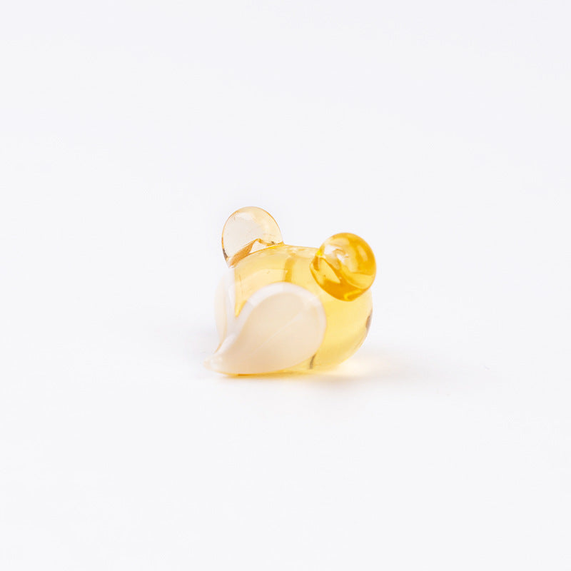 Cute Fox Glass Pendant Beads