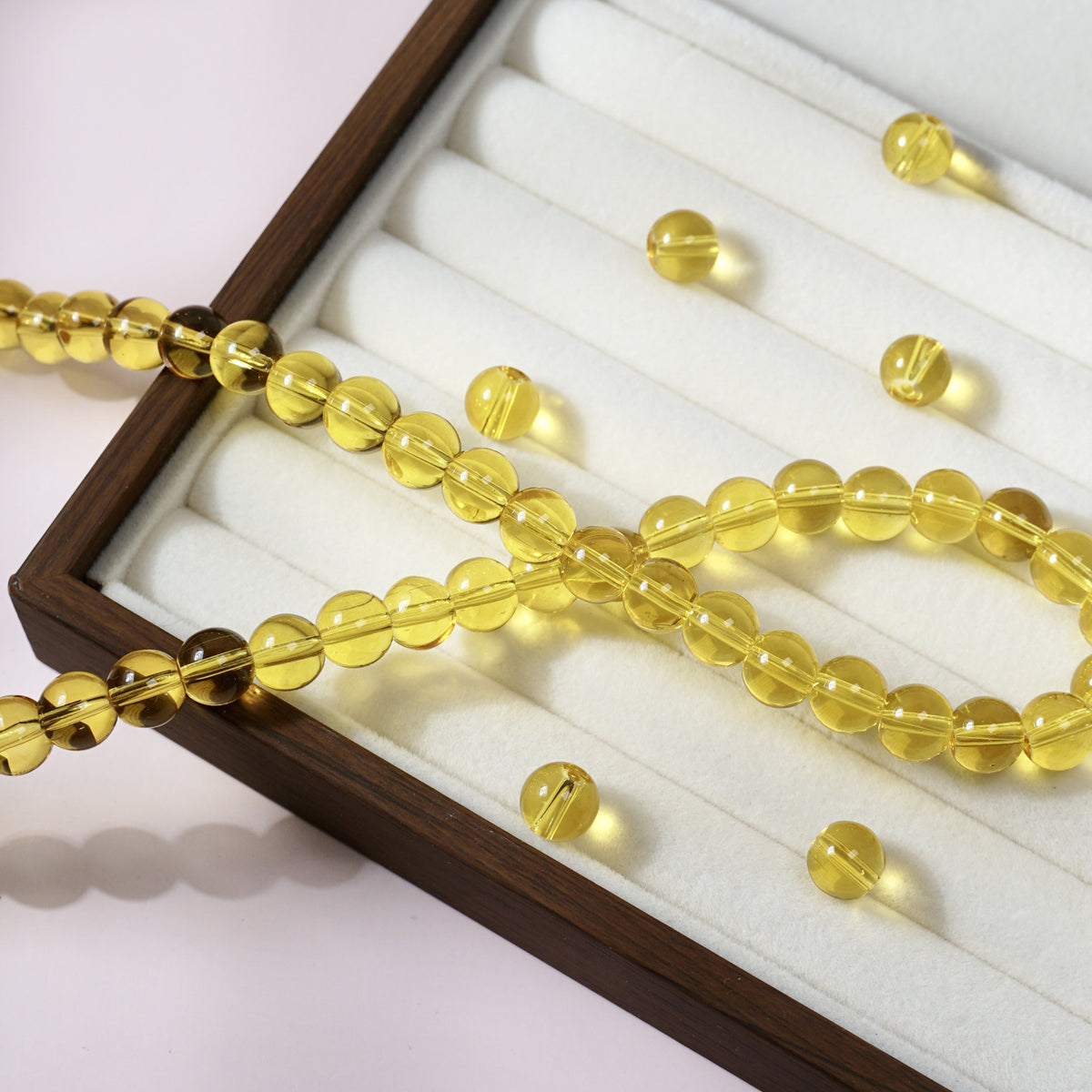 Glass Crystal-Style Round Beads