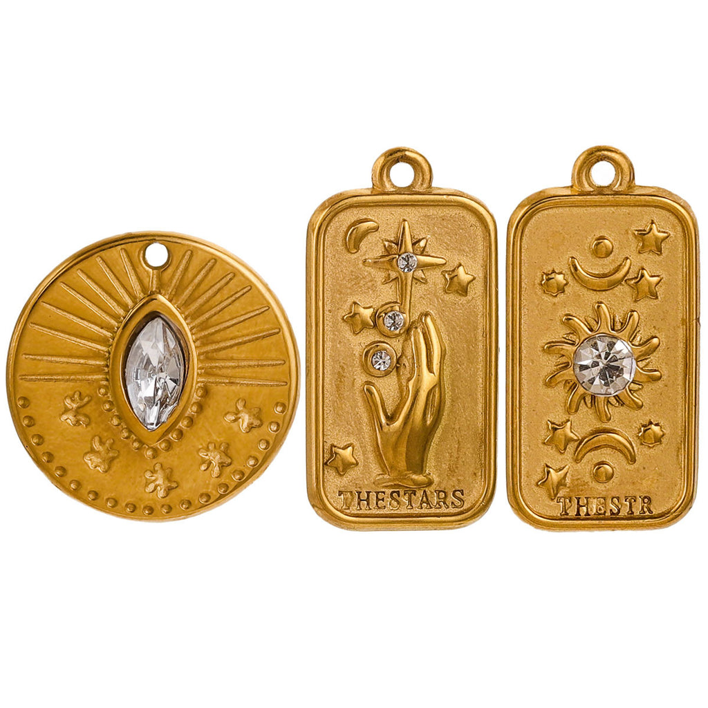 Star Sun Pendant Charms